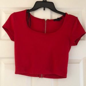 Forever 21 Red crop top